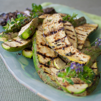 Courgettes grillées