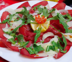 Carpaccio de bresaola