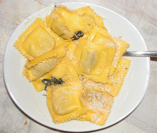 Ravioli au potiron