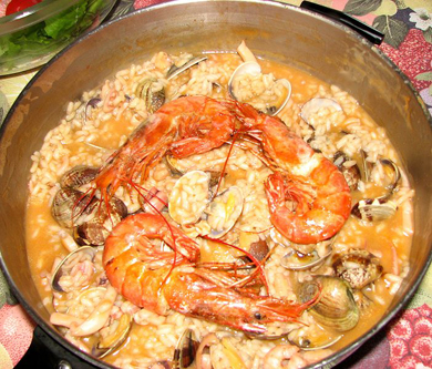 Risotto fruits de mer